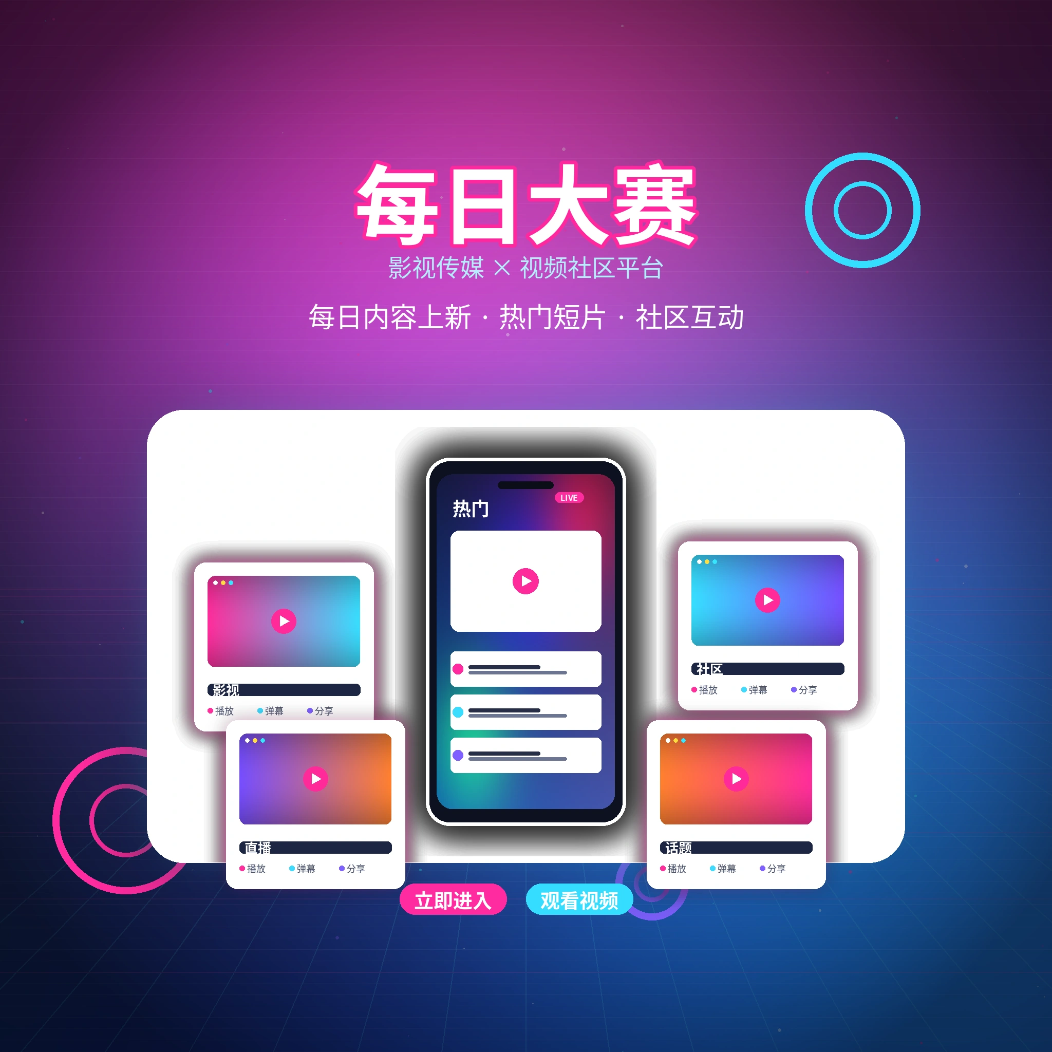 每日大赛影视传媒平台品牌介绍